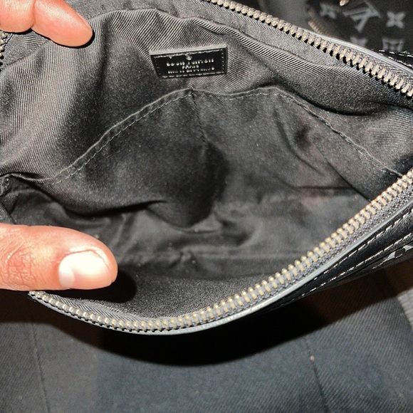 Pre Owned Louis Vuitton monogram eclipse trio messenger bag (limited edition) - Picture 7 of 7